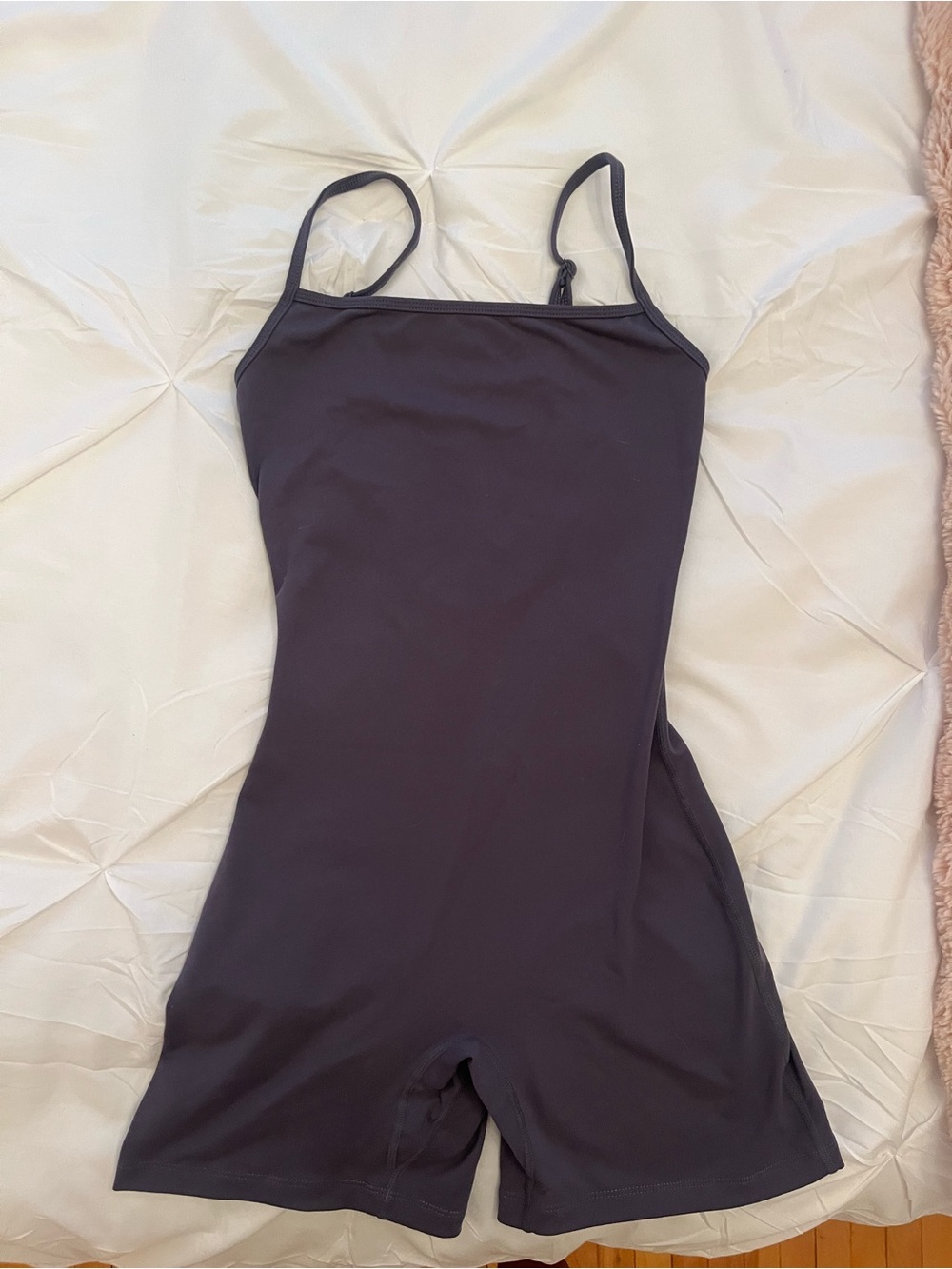 Garage Women’s Slim Fit Gray Romper - Comfortable Stretch Layering Piece
